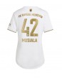 Bayern Munich Jamal Musiala #42 Auswärtstrikot für Frauen 2022-23 Kurzarm